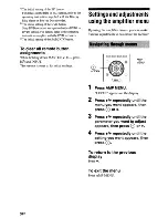 Предварительный просмотр 58 страницы Sony HT-SF470 Operating Instructions Manual