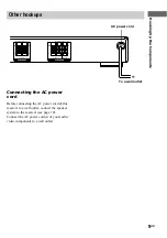 Предварительный просмотр 9 страницы Sony HT-SL5 Operating Instructions Manual