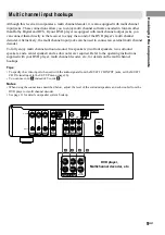 Preview for 9 page of Sony HT-SL7 Operating Instructions Manual