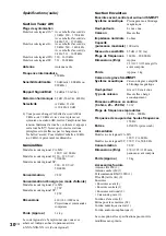 Preview for 66 page of Sony HT-SL7 Operating Instructions Manual