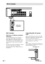 Предварительный просмотр 10 страницы Sony HT-SL7A Operating Instructions Manual