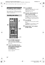 Preview for 40 page of Sony HT-SS500 Operating Instructions Manual