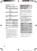 Preview for 38 page of Sony HT-V1000DP - Dvd/vcr Combo Home Theater Operating Instructions Manual