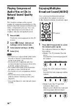 Preview for 36 page of Sony HT-XF9000 Operating Instructions Manual