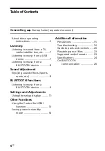 Preview for 6 page of Sony HT-XT100 Operating Instructions Manual