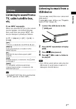 Preview for 7 page of Sony HT-XT100 Operating Instructions Manual