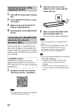 Preview for 10 page of Sony HT-XT100 Operating Instructions Manual