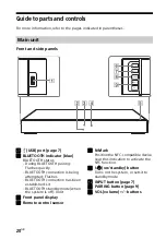 Preview for 20 page of Sony HT-XT100 Operating Instructions Manual