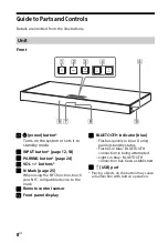 Preview for 8 page of Sony HT-XT2 Operating Instructions Manual