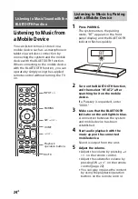 Preview for 24 page of Sony HT-XT2 Operating Instructions Manual