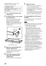 Preview for 26 page of Sony HT-XT2 Operating Instructions Manual