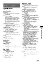 Preview for 57 page of Sony HT-XT2 Operating Instructions Manual