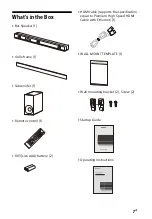 Предварительный просмотр 7 страницы Sony HT-Z9F Operating Instructions Manual