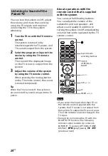 Предварительный просмотр 20 страницы Sony HT-Z9F Operating Instructions Manual