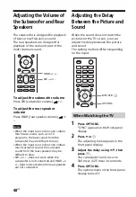 Предварительный просмотр 48 страницы Sony HT-Z9F Operating Instructions Manual