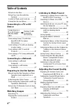 Preview for 4 page of Sony HT-ZF9 Operating Instructions Manual