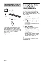 Preview for 40 page of Sony HT-ZF9 Operating Instructions Manual