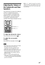 Preview for 51 page of Sony HT-ZF9 Operating Instructions Manual