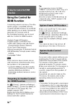 Preview for 56 page of Sony HT-ZF9 Operating Instructions Manual