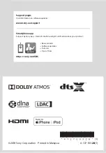 Preview for 100 page of Sony HT-ZF9 Operating Instructions Manual