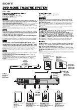 Предварительный просмотр 2 страницы Sony HTP-32SS Speakers Connection