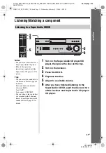 Предварительный просмотр 31 страницы Sony HTP-36DW Operating Instructions Manual