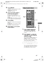 Предварительный просмотр 49 страницы Sony HTP-36DW Operating Instructions Manual