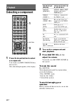 Предварительный просмотр 26 страницы Sony HTP-78SS Operating Instructions Manual