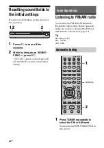 Предварительный просмотр 42 страницы Sony HTP-78SS Operating Instructions Manual