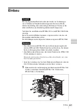 Предварительный просмотр 81 страницы Sony HVBK-1520 Installation Instructions Manual