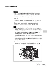 Preview for 105 page of Sony HVBK-1520 Installation Instructions Manual