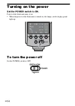 Предварительный просмотр 14 страницы Sony HVL-F42AM - Hot-shoe clip-on Flash Operating Instructions Manual