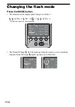 Предварительный просмотр 16 страницы Sony HVL-F42AM - Hot-shoe clip-on Flash Operating Instructions Manual