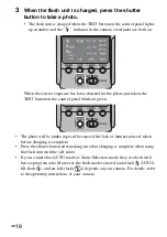 Предварительный просмотр 18 страницы Sony HVL-F42AM - Hot-shoe clip-on Flash Operating Instructions Manual