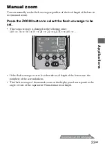 Предварительный просмотр 23 страницы Sony HVL-F42AM - Hot-shoe clip-on Flash Operating Instructions Manual