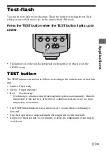 Предварительный просмотр 27 страницы Sony HVL-F42AM - Hot-shoe clip-on Flash Operating Instructions Manual