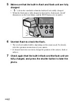 Предварительный просмотр 42 страницы Sony HVL-F42AM - Hot-shoe clip-on Flash Operating Instructions Manual