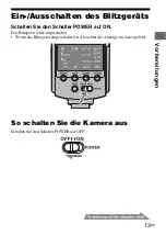 Предварительный просмотр 175 страницы Sony HVL-F42AM - Hot-shoe clip-on Flash Operating Instructions Manual