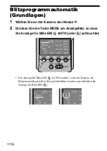 Предварительный просмотр 178 страницы Sony HVL-F42AM - Hot-shoe clip-on Flash Operating Instructions Manual