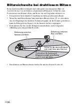 Предварительный просмотр 198 страницы Sony HVL-F42AM - Hot-shoe clip-on Flash Operating Instructions Manual