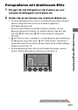 Предварительный просмотр 201 страницы Sony HVL-F42AM - Hot-shoe clip-on Flash Operating Instructions Manual