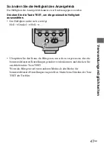 Предварительный просмотр 209 страницы Sony HVL-F42AM - Hot-shoe clip-on Flash Operating Instructions Manual