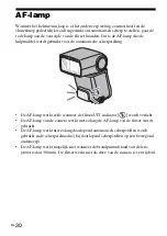 Предварительный просмотр 246 страницы Sony HVL-F42AM - Hot-shoe clip-on Flash Operating Instructions Manual