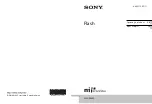 Предварительный просмотр 1 страницы Sony HVL-F43M Operating Instructions Manual