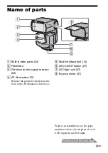 Предварительный просмотр 9 страницы Sony HVL-F43M Operating Instructions Manual