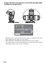 Предварительный просмотр 36 страницы Sony HVL-F43M Operating Instructions Manual