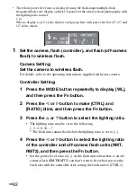 Предварительный просмотр 62 страницы Sony HVL-F43M Operating Instructions Manual