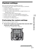 Предварительный просмотр 67 страницы Sony HVL-F43M Operating Instructions Manual