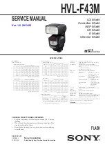 Sony HVL-F43M Service Manual предпросмотр