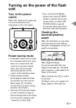 Предварительный просмотр 15 страницы Sony HVL-F45RM Operating Instructions Manual